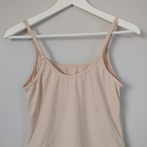 MAIDENFORM Flexees Long Length Shapewear Camisole Tank Top Size XL Beige - Picture 9 of 12